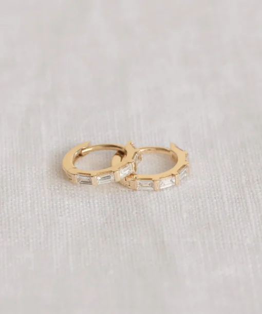 Merit Baguette Hoops