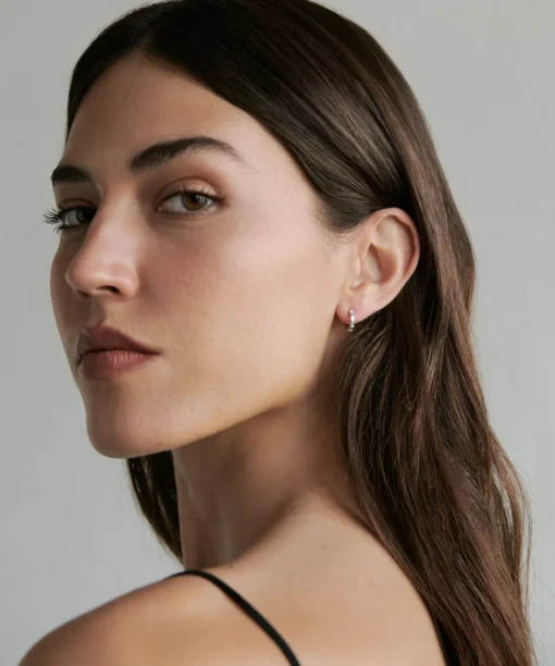 Merit Baguette Hoops