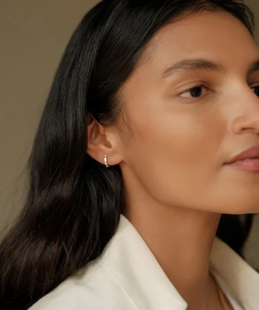 Merit Baguette Hoops