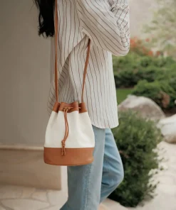 Mini Canvas Drawstring Bag