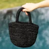 Mini Raffia Tote