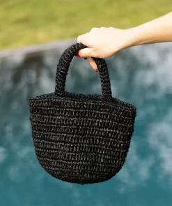 Mini Raffia Tote