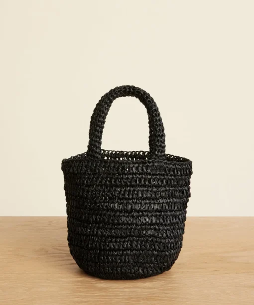 Mini Raffia Tote