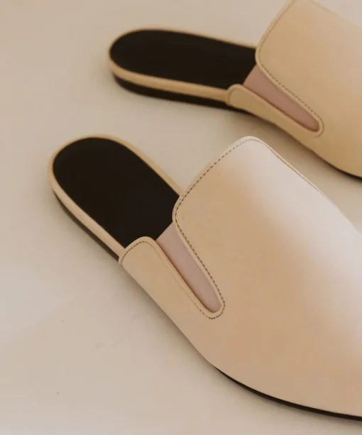 Oiled Leather Mule