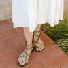 Pony Hair Strappy Sandal