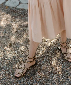 Pony Hair Strappy Sandal