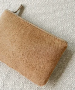 Pony Hair Zip Pouch