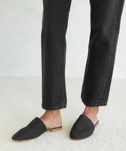 Raffia Mule