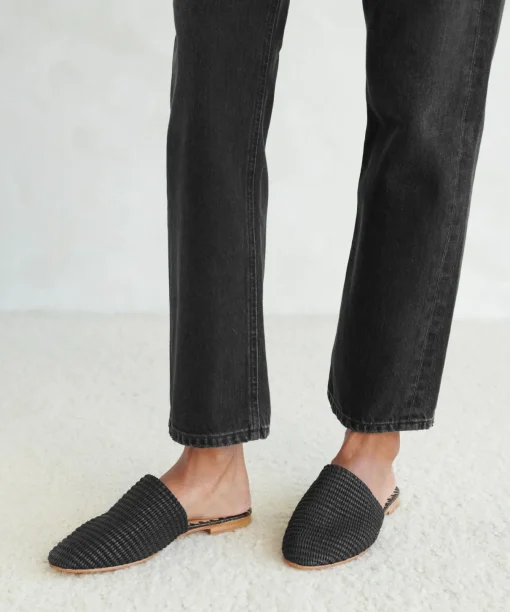 Raffia Mule