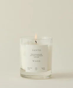 Santo Wood Candle