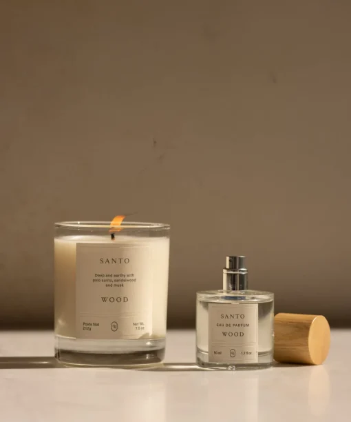 Santo Wood Candle