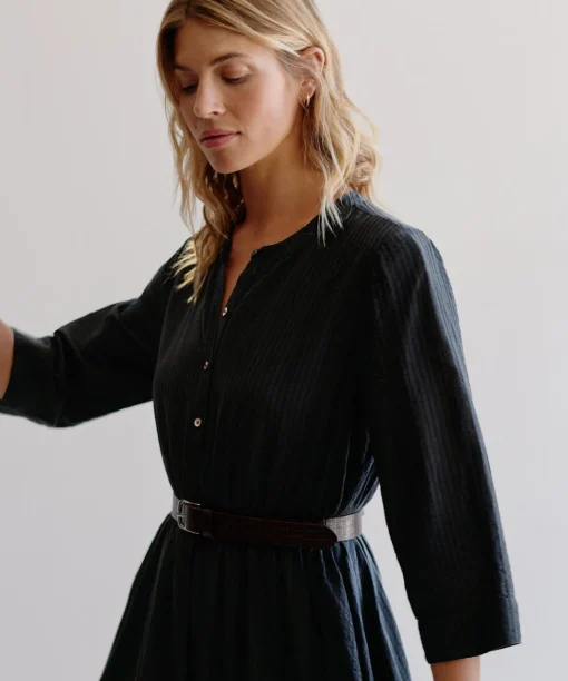Seersucker Shirt Dress