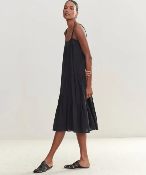 Seersucker Summer Dress