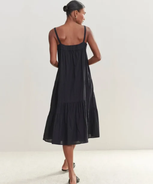 Seersucker Summer Dress