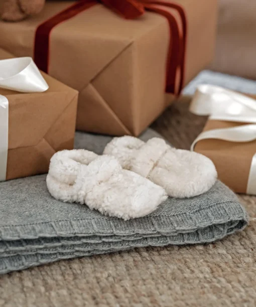 Shearling Baby Booties