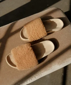 Shearling Slide Sandal