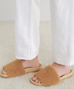 Shearling Slide Sandal