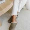 Shearling-Lined Moc Clog