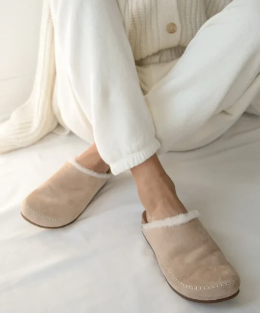Shearling-Lined Moc Clog