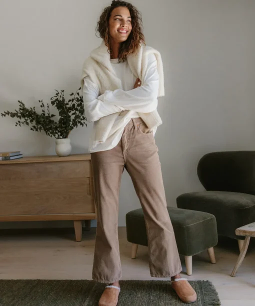 Shearling-Lined Moc Clog