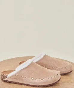 Shearling-Lined Moc Clog