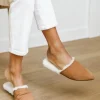 Shearling-Lined Mule