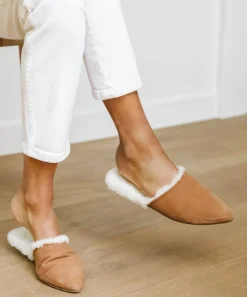 Shearling-Lined Mule