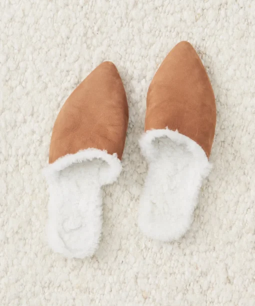 Shearling-Lined Mule