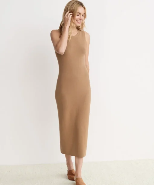 Sleeveless Sweater Dress
