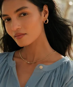 Stevie Grey Diamond Hoops
