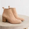 Suede Heeled Chelsea Boot