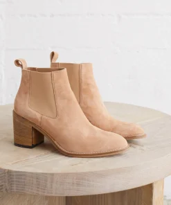 Suede Heeled Chelsea Boot