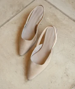 Suede Kitten Heel