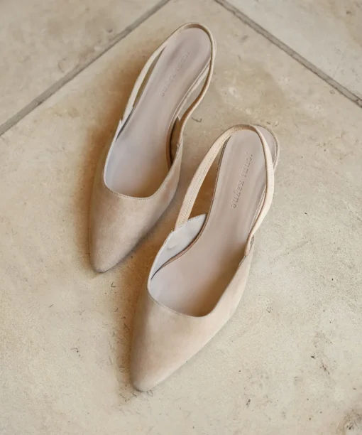Suede Kitten Heel