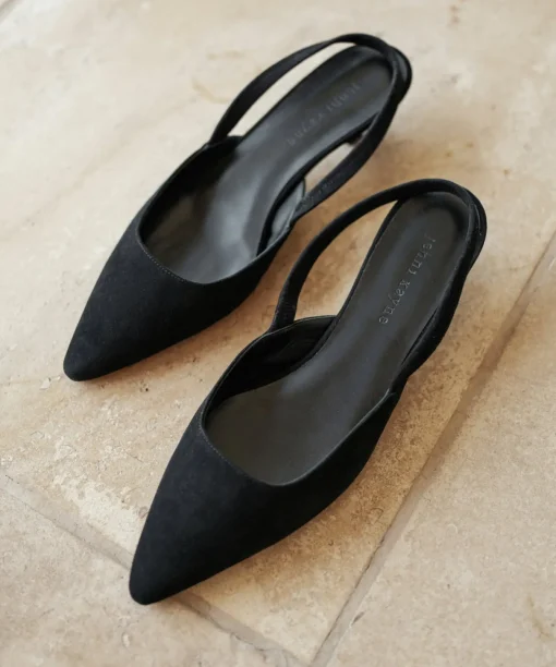 Suede Kitten Heel