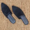 Suede Mule