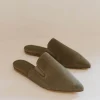 Suede Mule