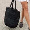 Woven Raffia Tote