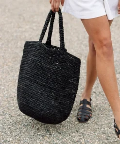 Woven Raffia Tote