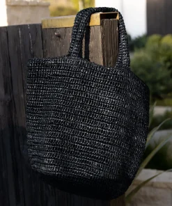 Woven Raffia Tote
