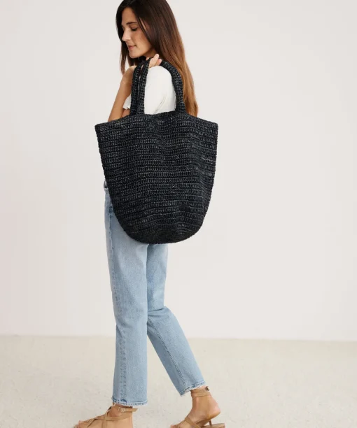 Woven Raffia Tote
